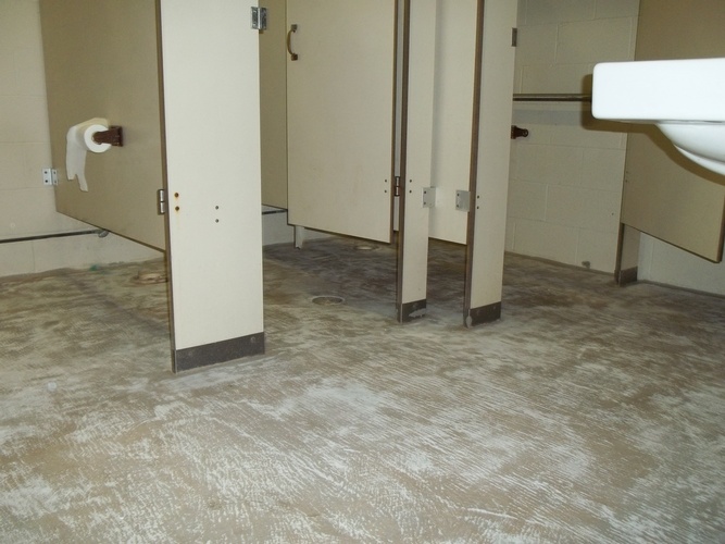 Commercial Bathroom Epoxy Flooring Williamsport by City Epoxy